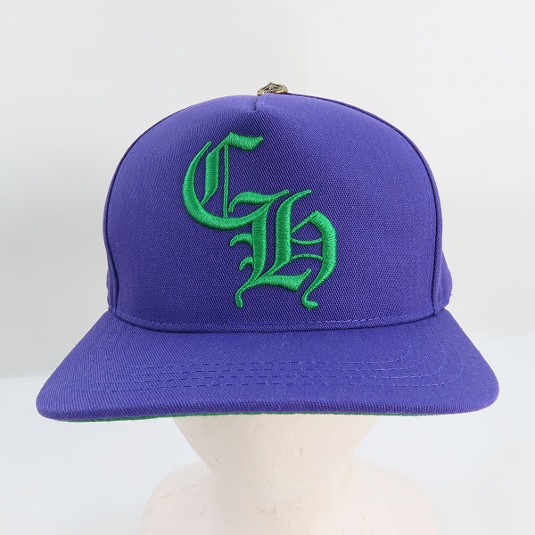 実際に弊社で買取させて頂いたCHROME HEARTS/クロムハーツ CH BASEBALL TRUCKER CAP CHロゴ刺繍 ベースボールキャップ/OSの画像 1枚目