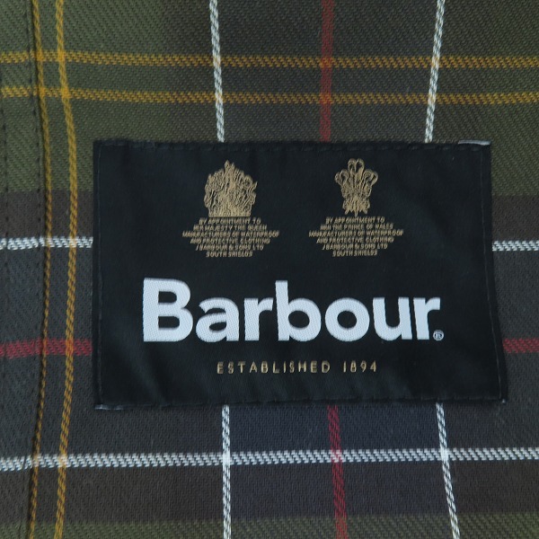 実際に弊社で買取させて頂いたBarbour/バブアー トランスポートジャケット/リバーシブルジャケット 242mca0810/36の画像 4枚目