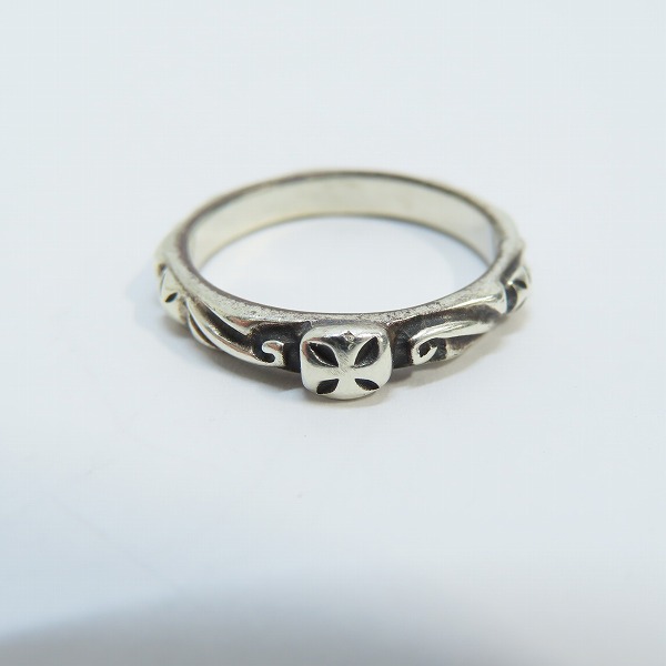 実際に弊社で買取させて頂いたBill Wall Leather/BWL/ビルウォールレザー R202 Thin クロスリング 16.5号の画像 1枚目