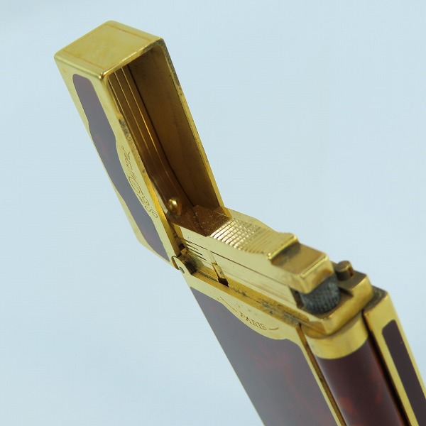 実際に弊社で買取させて頂いたS.T.Dupont/エステーデュポン LIGNE2/ライン2 ガスライター 漆 マデューロ 16881の画像 5枚目