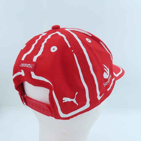 実際に弊社で買取させて頂いたPUMA/プーマ FERRARI/フェラーリ Santander F1 レーシングキャップ レッドの画像 3枚目