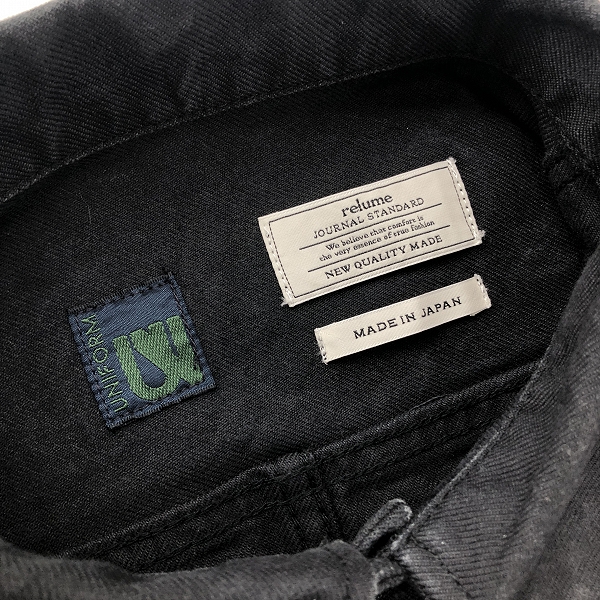 実際に弊社で買取させて頂いたJOURNAL STANDARD relume/ジャーナルスタンダード レリューム コットン デニム地風シャツ 15-020-464-7000-3-0/Mの画像 2枚目