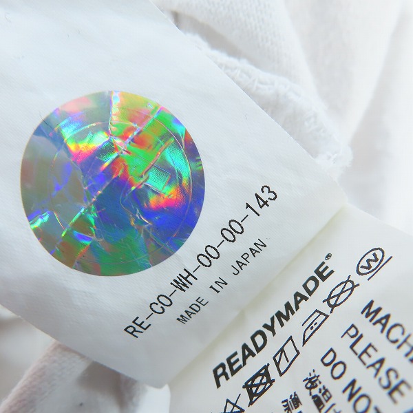 実際に弊社で買取させて頂いたREADYMADE/レディメイド COLLAPSED FACE T-SHIRT/Tシャツ RE-CO-WH-00-00-143/Lの画像 4枚目