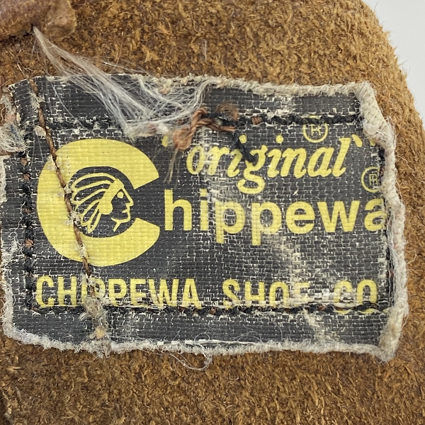 実際に弊社で買取させて頂いたCHIPPEWA/チペワ レザーショートエンジニアブーツ ブラウン 27873/9.5Eの画像 7枚目