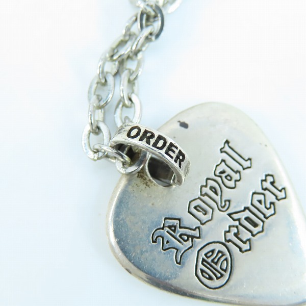 実際に弊社で買取させて頂いたROYAL ORDER/ロイヤルオーダー ギターピック クラウン ネックレスの画像 5枚目