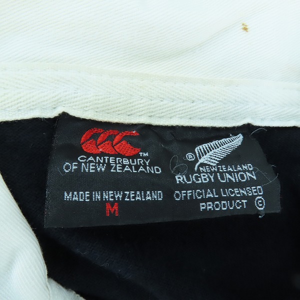 実際に弊社で買取させて頂いたCANTERBURY/カンタベリー ALL BLACKS/オールブラックス Steinlager ラガーシャツ /Mの画像 2枚目