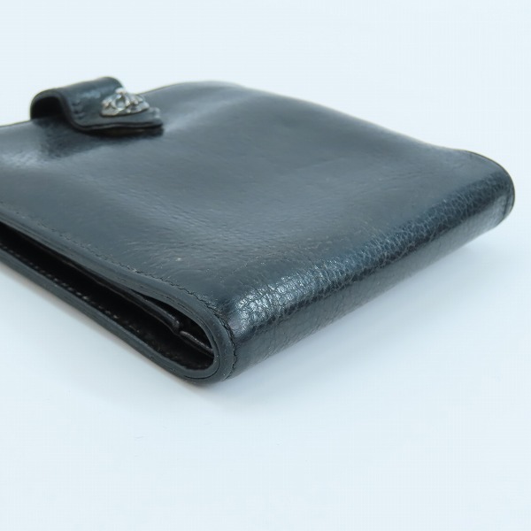 実際に弊社で買取させて頂いたCHROME HEARTS/クロムハーツ SQ BUTTON BILL スクエアボタン ビルウォレットの画像 2枚目