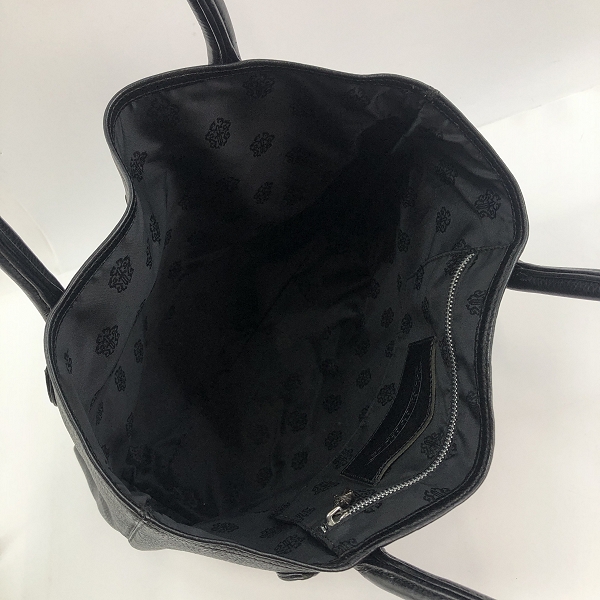 実際に弊社で買取させて頂いた【インボイス原本】CHROME HEARTS/クロムハーツ セメタリークロスパッチ トートバッグの画像 3枚目
