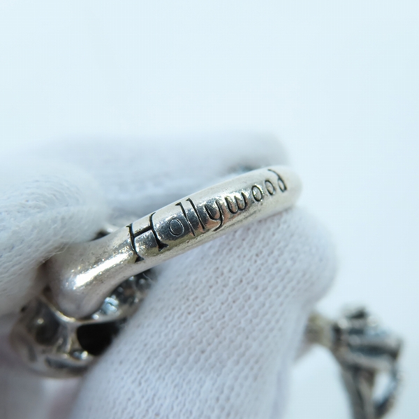 実際に弊社で買取させて頂いたNECROMANCE/ネクロマンス ボーンハンドwリングウォレットチェーン＋ウォレットリングwスカルの画像 5枚目