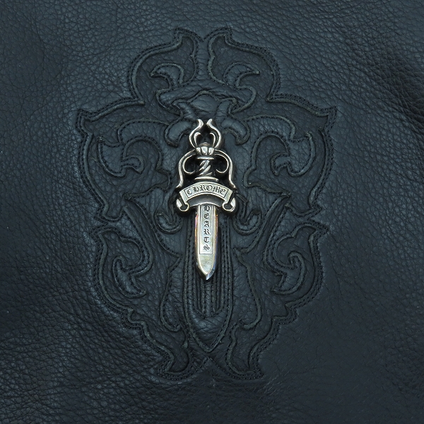 実際に弊社で買取させて頂いたCHROME HEARTS/クロムハーツ BAG MAIL LRG DGR ラージダガー メールバッグ/メッセンジャーバッグの画像 6枚目