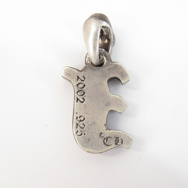 実際に弊社で買取させて頂いたCHROME HEARTS/クロムハーツ ALPHABET T/アルファベット J イニシャル トップ/ペンダントの画像 5枚目