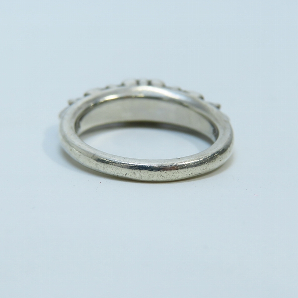 実際に弊社で買取させて頂いたCHROME HEARTS/クロムハーツ BABYCLSC/ベイビークラシック フローラルクロス リング/12.5-13号の画像 4枚目
