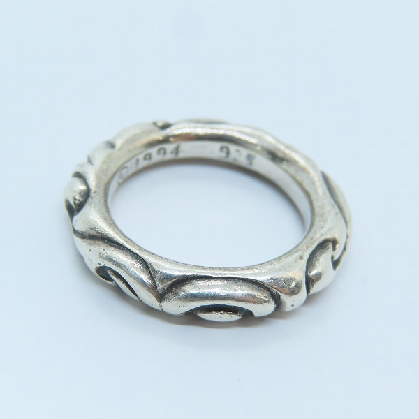 実際に弊社で買取させて頂いたCHROME HEARTS/クロムハーツ スクロールバンドリング 14号