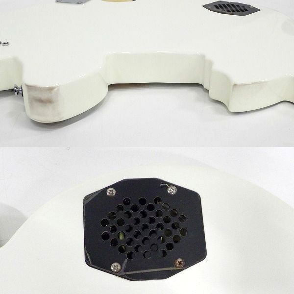 実際に弊社で買取させて頂いた★ESP/イーエスピー 千葉ロッテマリーンズ マーくん アンプ内蔵 エレキギター ストラップ・認定証・ケース付の画像 7枚目