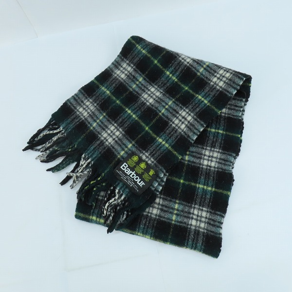 実際に弊社で買取させて頂いたBarbour/バブアー チェック柄 マフラー