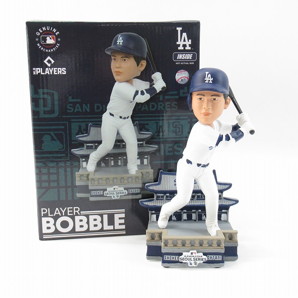 実際に弊社で買取させて頂いたFOCO PLAYER BOBBLE ソウルシリーズ開幕戦 2024 ロサンゼルドジャース 大谷翔平 ボブルヘッド フィギュア/1024体限定
