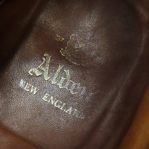 実際に弊社で買取させて頂いたAlden/オールデン スエード/スウェード レザー レースアップ ブーツ 45635H/8の画像 6枚目