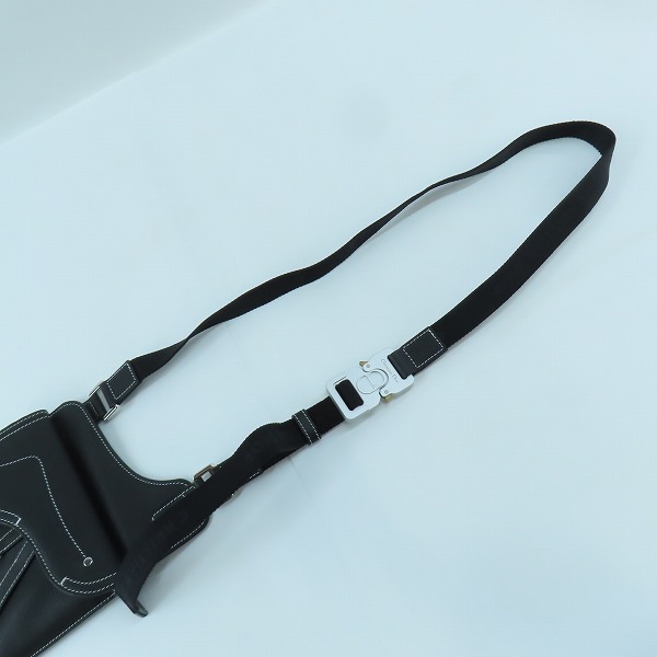 実際に弊社で買取させて頂いたDior×KAWS/ディオール×カウズ サドルショルダーバッグ ブラック の画像 6枚目