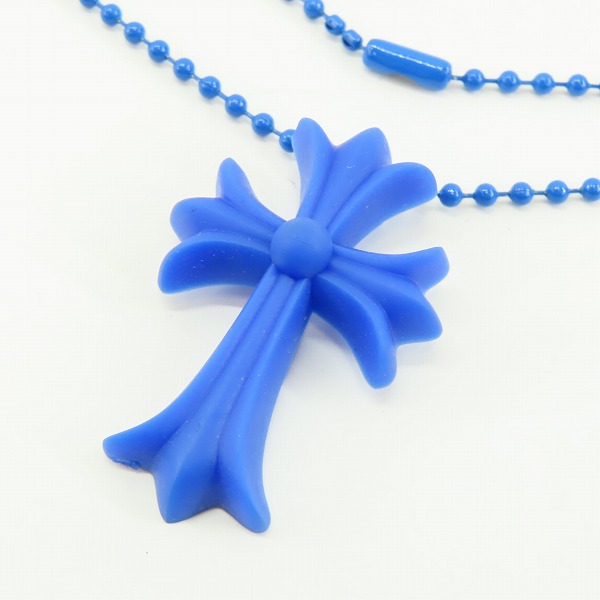 実際に弊社で買取させて頂いた【レシート付】CHROME HEARTS/クロムハーツ スモールCHクロス シリコン ブルー