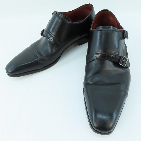 実際に弊社で買取させて頂いたMAGNANNI/マグナーニ サイドモンクストラップ レザーシューズ 18285/39の画像 0枚目
