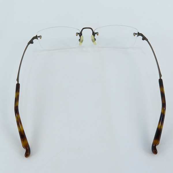 実際に弊社で買取させて頂いた999.9/フォーナインズ リムレス/スクエア型 度入り 眼鏡/メガネフレーム/アイウェア TW-10Tの画像 2枚目