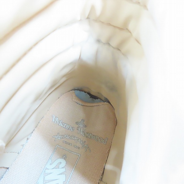 実際に弊社で買取させて頂いたvivienne westwood×VANS/ヴィヴィアンウエストウッド×バンズ SK8-high ハイカットスニーカー VN0A4BV6XKF1/24の画像 8枚目