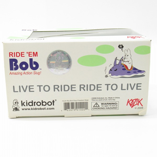 実際に弊社で買取させて頂いたKIDROBOT/キッドロボット KOZIK RIDE 'EM Bob SMORKIN LABBIT フィギュアの画像 9枚目