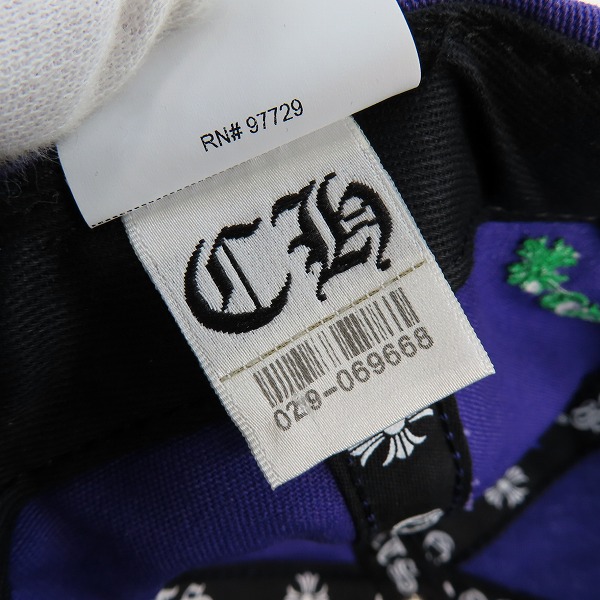 実際に弊社で買取させて頂いたCHROME HEARTS/クロムハーツ CH BASEBALL TRUCKER CAP CHロゴ刺繍 ベースボールキャップ/OSの画像 7枚目