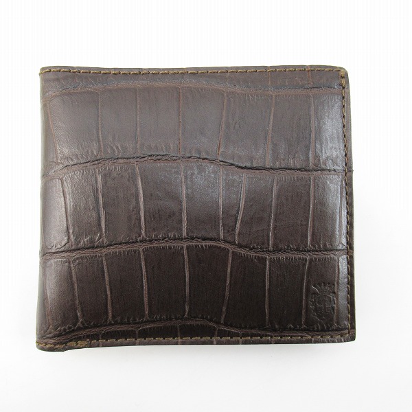 実際に弊社で買取させて頂いたFelisi/フェリージ クロコ型押し 二つ折り ウォレット/札入れ 452