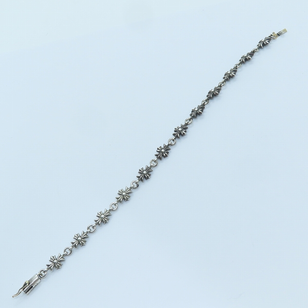 実際に弊社で買取させて頂いたCHROME HEARTS/クロムハーツ タイニーE CHプラス ブレスレット 12リンクの画像 8枚目