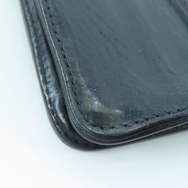 実際に弊社で買取させて頂いたCHROME HEARTS/クロムハーツ シングルフォールド ロングウォレット/長財布 チップスコーナーの画像 9枚目