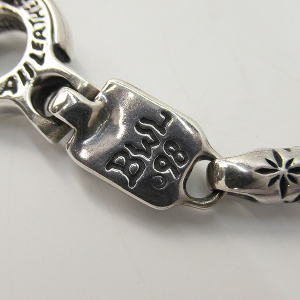 実際に弊社で買取させて頂いた【ギャラ付き】Bill Wall Leather/BWL/ビルウォールレザー ミッドスター ウォレットチェーンの画像 6枚目