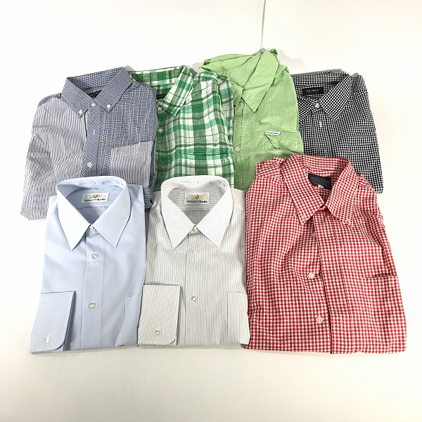 実際に弊社で買取させて頂いた【おまとめ】CALVIN KLEIN JEANS/カルバンクライン ジーンズ ADOLFO DOMINGUEZ/アドルフォドミンゲス他 長袖/半袖シャツ