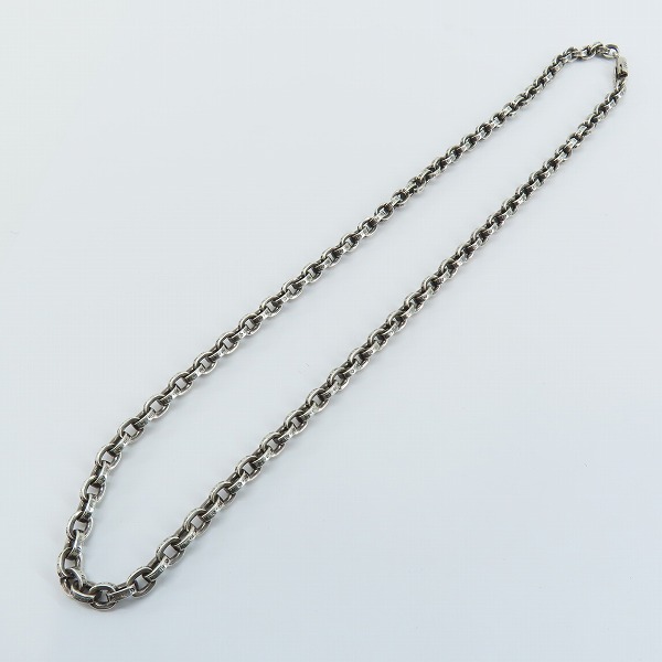実際に弊社で買取させて頂いたCHROME HEARTS/クロムハーツ PAPER CHAIN/ペーパーチェーン ネックレス 20インチの画像 6枚目