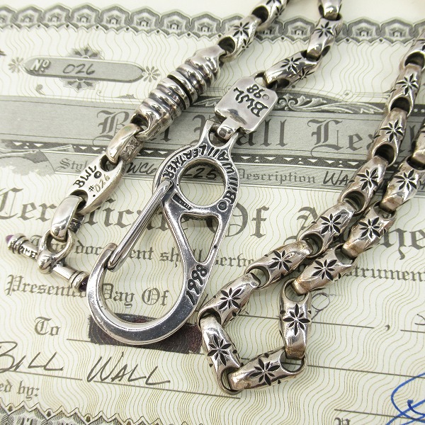 実際に弊社で買取させて頂いた【ギャラ付き】Bill Wall Leather/BWL/ビルウォールレザー ミッドスター ウォレットチェーン