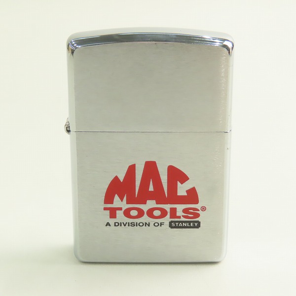 実際に弊社で買取させて頂いたZIPPO/ジッポー MAC TOOLS A DIVISION OF STANLEY ロゴ 2001年製