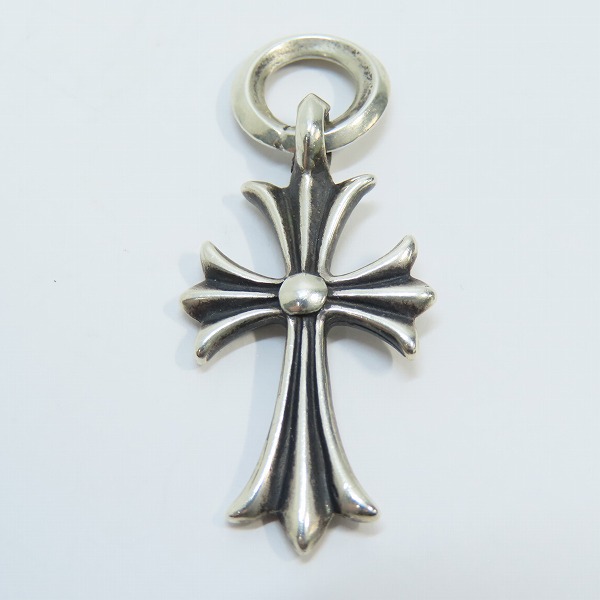 実際に弊社で買取させて頂いたCHROME HEARTS/クロムハーツ オールド刻印 タイニー CH クロス チャーム/トップの画像 2枚目