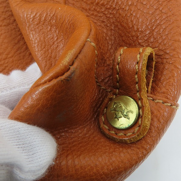 実際に弊社で買取させて頂いたIL BISONTE/イルビゾンテ レザー ショルダーバッグの画像 5枚目