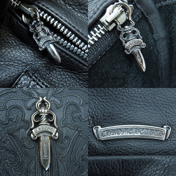 実際に弊社で買取させて頂いたCHROME HEARTS/クロムハーツ BAG MAIL LRG DGR ラージダガー メールバッグ/メッセンジャーバッグの画像 8枚目