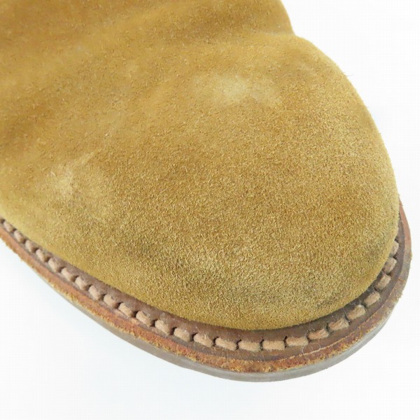 実際に弊社で買取させて頂いたAlden/オールデン スエード/スウェード レザー レースアップ ブーツ 45635H/8の画像 7枚目