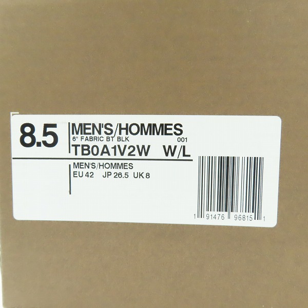 実際に弊社で買取させて頂いたTimberland×atmos/ティンバーランド×アトモス 2018AW 6インチブーツ TB0A1V2W 26.5の画像 9枚目