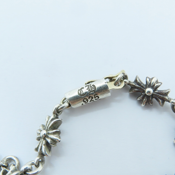 実際に弊社で買取させて頂いたCHROME HEARTS/クロムハーツ タイニーE CHプラス ブレスレット 12リンクの画像 3枚目