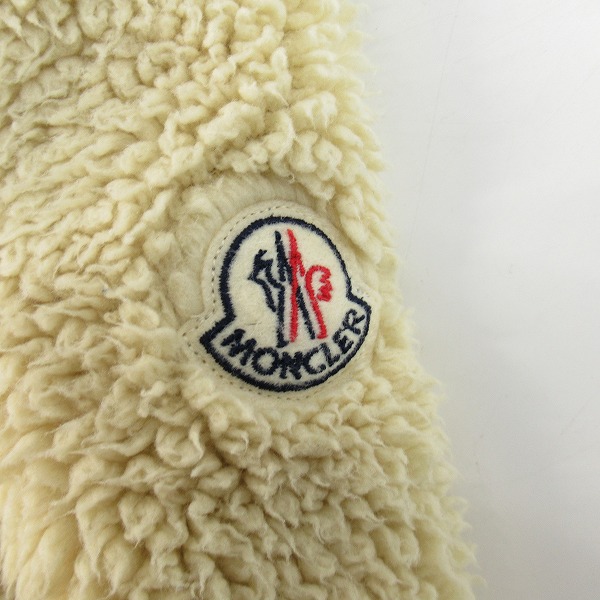 実際に弊社で買取させて頂いた【JPタグ】MONCLER/モンクレール MAGLIA CARDIGAN ボアフリースジャケット C20918410900/Sの画像 6枚目
