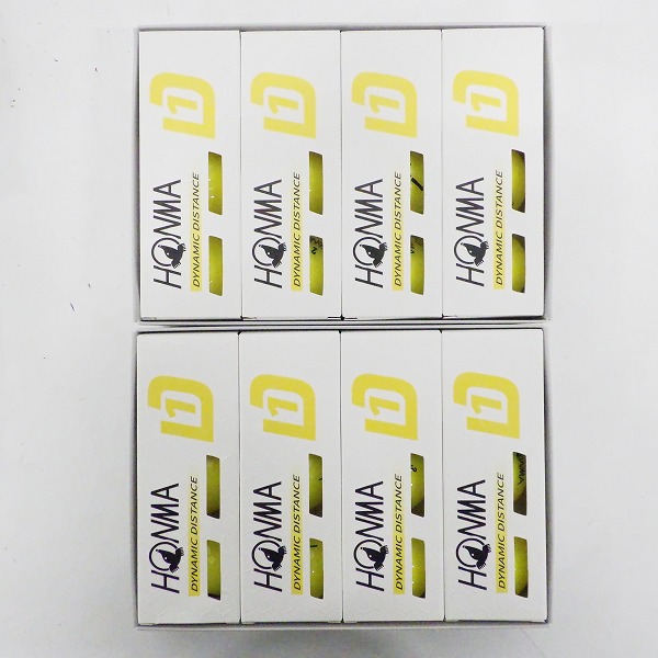 実際に弊社で買取させて頂いた【未使用】HONMA/ホンマ D1 DYNAMIC DISTANCE ゴルフボール イエロー 2ダース 