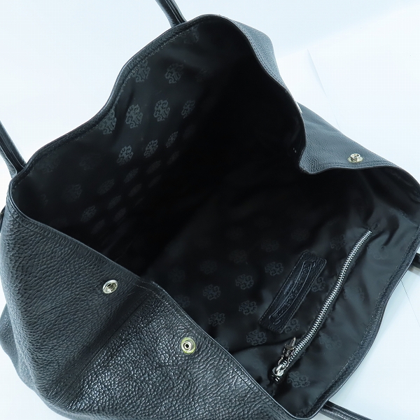 実際に弊社で買取させて頂いたCHROME HEARTS/クロムハーツ TOTE W SNP BS FLUER/BSフレアレザーパッチトートバッグの画像 4枚目