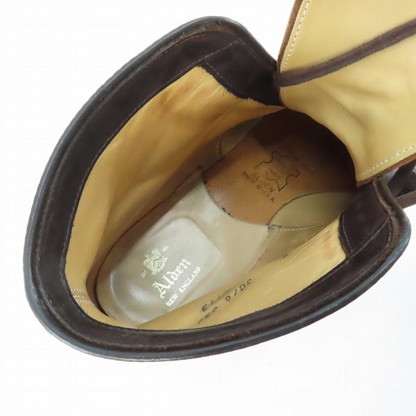 実際に弊社で買取させて頂いたANATOMICA×ALDEN/アナトミカ×オールデン INDY BOOT/インディー ブーツ 4113/8Eの画像 4枚目