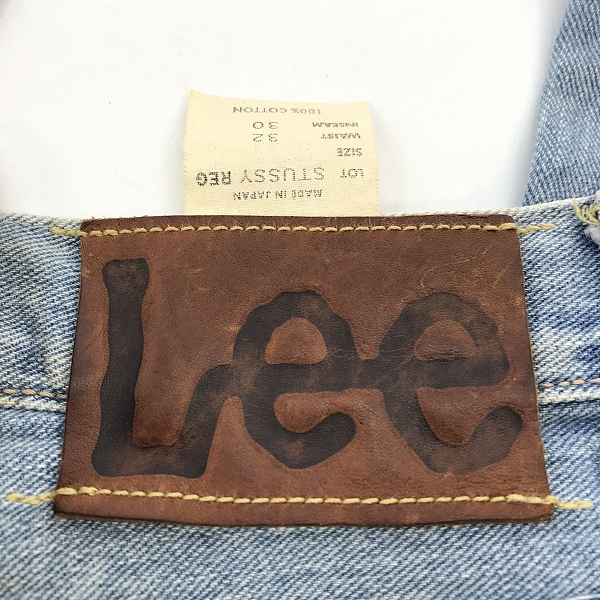 実際に弊社で買取させて頂いたLee×STUSSY/リー×ステューシー コラボ デニムパンツ ジーンズ LB0009/32の画像 2枚目