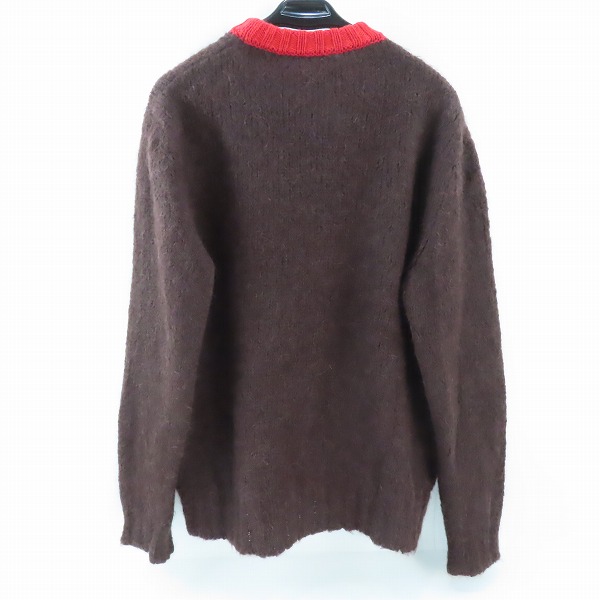 実際に弊社で買取させて頂いたMARNI/マルニ 18AW トリムモヘヤニット/セーター/46の画像 1枚目