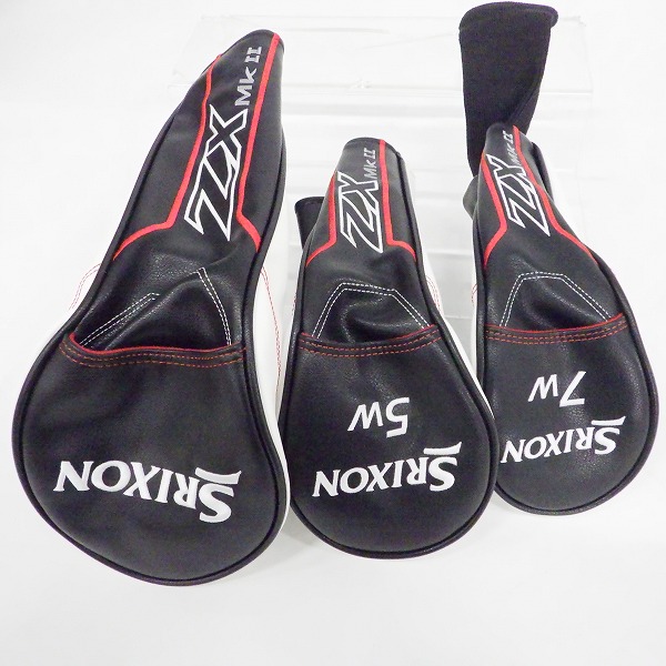 実際に弊社で買取させて頂いたDUNLOP/ダンロップ SRIXON/スリクソン ZX Mk II ドライバー,フェアウェイウッド(5w,7w) ヘッドカバー 3点セットの画像 2枚目