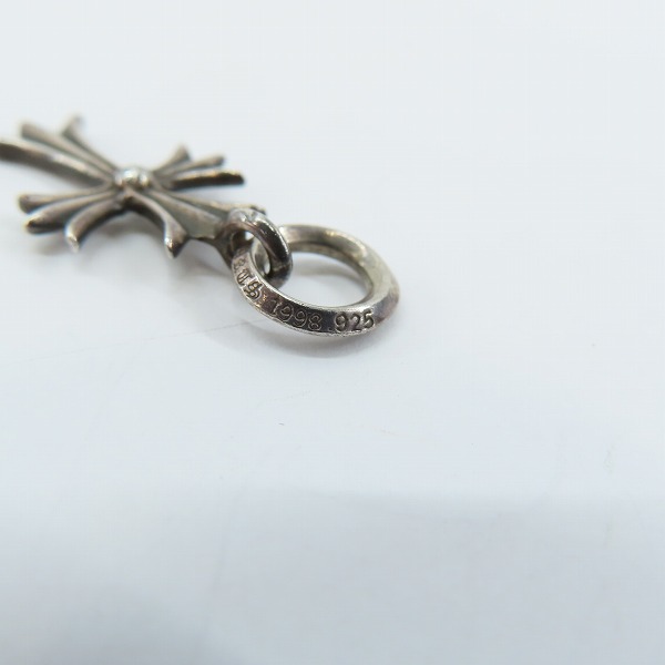 実際に弊社で買取させて頂いたCHROME HEARTS/クロムハーツ タイニーCHクロス チャーム w/1ダイヤの画像 5枚目